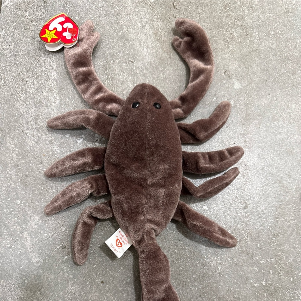 Ty Stinger Brown Scorpion Plush Toy